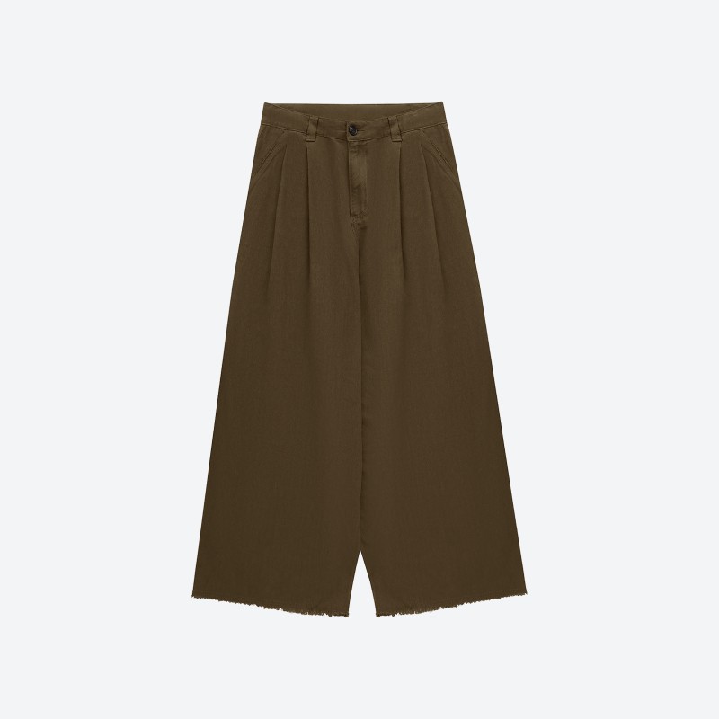 Pleated Casual Pants